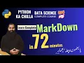MarkDown in 72 minutes crash course