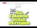 All E Major Scale patterns you need to cover the fretboard