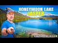 The Most Beautiful Campsite views in Jasper Honeymoon Lake