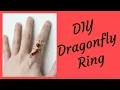 DIY Dragonfly Ring