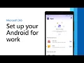 Set up your Android for work