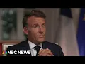 Download Lagu French President Emmanuel Macron responds to Trump's comments about a Ukraine deal from Putin