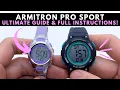 How to Set Up the 4-Button Armitron Pro Sport Watch Ultimate Guide Manual and Instructions