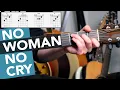 No Woman No Cry - 4 chord guitar song for beginners - Bob Marley