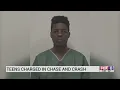 Lexington police arrest teen after crash chase