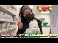DAY IN THE LIFE OF A PHARMACY TECHNICIAN COME TO WORK WITH ME IN THE PHARMACY ASMR