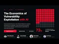 The Economics of Vulnerability Exploitation with AI