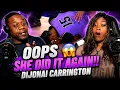 OOPS She Did It Again DiJonai Carrington WHACKS Hayes In Face No FLAGRANT After Review Reaction