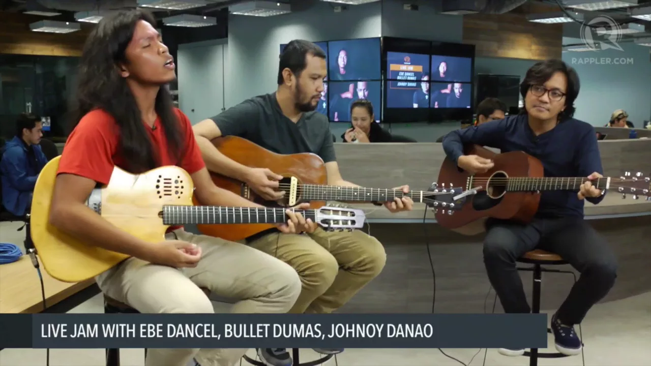 Ebe Dancel, Johnoy Danao, Bullet Dumas sing Sugarfree's 'Burnout'