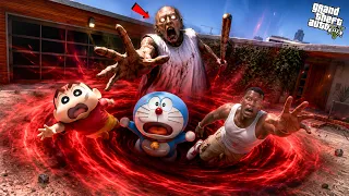 GTA 5 | SHINCHAAN saved FRANKLIN DORAEMON Survive & Fight THANOS & GRANNY IN GTA 5