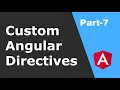 Angular Custom Directive Angular Tutorial Part - 7