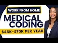 Medical Coding Work from Home Jobs Earn 45k - 70k Per Year