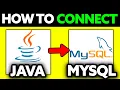 How To Connect Java to MySQL Workbench 2025 - Step by Step