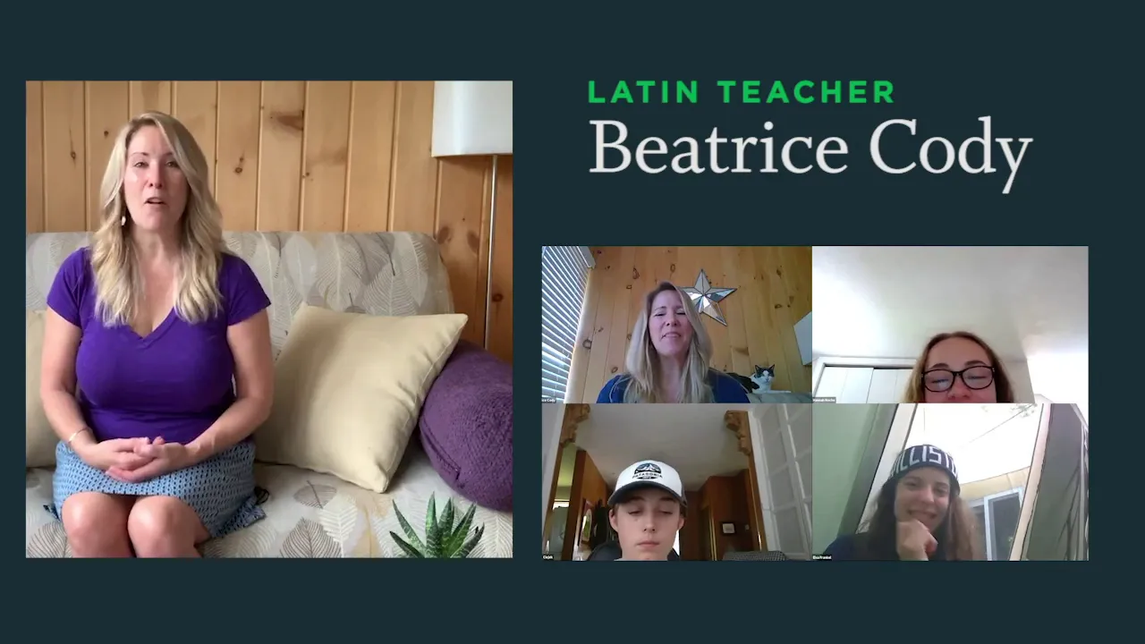 Spring 2020 Distance Learning: Latin Teacher Beatrice Cody