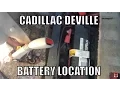 Cadillac Deville battery location