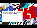 Extract content from PDF documents with Adobe PDF Extract API