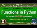 Functions in Python Class 11 Use of Functions in Python FBISE New Edition Book Learning camp