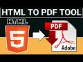 Node js Express Project to Export HTML CSS Webpage to PDF Document Using wkhtmltopdf PDFKit