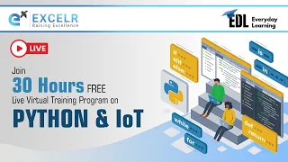 Python and IoT EDL Program Day 6 ExcelR