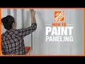 How to Paint Paneling Wall Ideas Projects The Home Depot