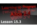 Alice Tutorial 2 4 Lesson 15 3 - Sounds in Class Level Methods 1 of 2