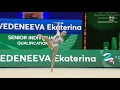 Lagu VEDENEEVA Ekaterina (SLO) CLUBS AAQ 33,05 - ECH Budapest 2024