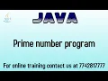 prime number program in java in hindi