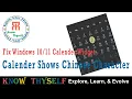 Download Lagu Fix Windows 10/11 Calendar is Showing Chinese Character