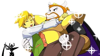 What If Asgore and Flowery Locked in to defeat the Roaring Knight?