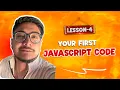 Lesson 4 Writing Your First JavaScript Program In Nepali Complete Tutorial Series