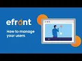 How to manage your users in eFront