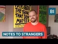 Download Lagu This Artist Built A Career Out Of Leaving Positive Notes To Strangers Around London