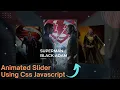 Create Image Slider Animation Effects Using HTML CSS JavaScript Keyframe Effects