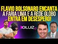 PODE RIR: Flavio Bolsonaro conquista a Faria Lima e blogueiro da GloboNews entra em desespero!