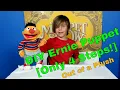 How to make an Ernie Sesamie Street Puppet 4 Easy Steps
