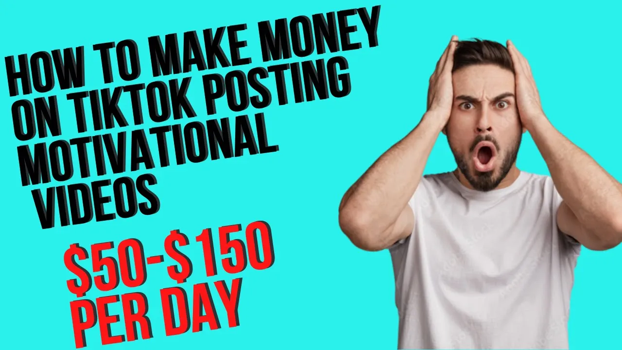 How To Make Money On TikTok Posting Motivational Videos 2022