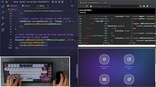 ASMR Programming - Coding a Code Editor With Live