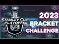 THE 100 ACCURATE 2023 NHL PLAYOFF BRACKET