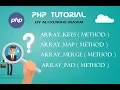 PHP Tutorial Array Methods Array - Keys Array