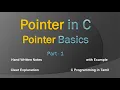 Pointers in C Part - 1 C Programming in Tamil