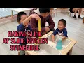 Calvin Spent His Birt ay - Making Slime at Slime Kitchen Stoneridge So Much Fun