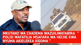 polisi wazuia mkutano wa chadema urambo
