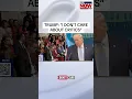 President Trump was asked Monday about his profanity-laced Truth Social post threatening Iran