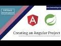 Angular and Spring C CRUD Tutorial - Creating an Angular Project