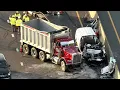 3 hurt in multi-vehicle crash that closed eastbound lanes on Pa Turnpike in Bucks County