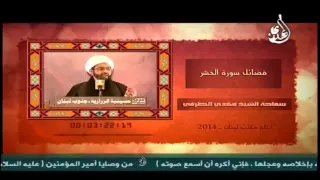 فضائل سورة الحشر - سماحة الشيخ مهدي الطرفي