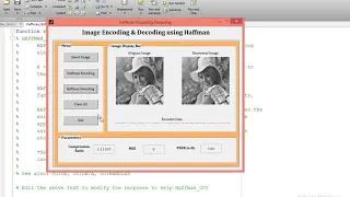 Image Compression using Huffman coding MATLAB Source code