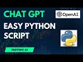 Chat GPT examples learn how to write an easy python tool Testing AI