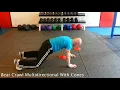 Bear Crawl Multidirectional With Cones