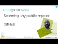 Using DeepCode to analysis any public repo from Github